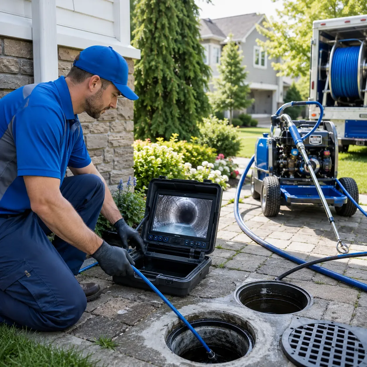 Outdoor drain cleaning professionals serving Benavides, TX